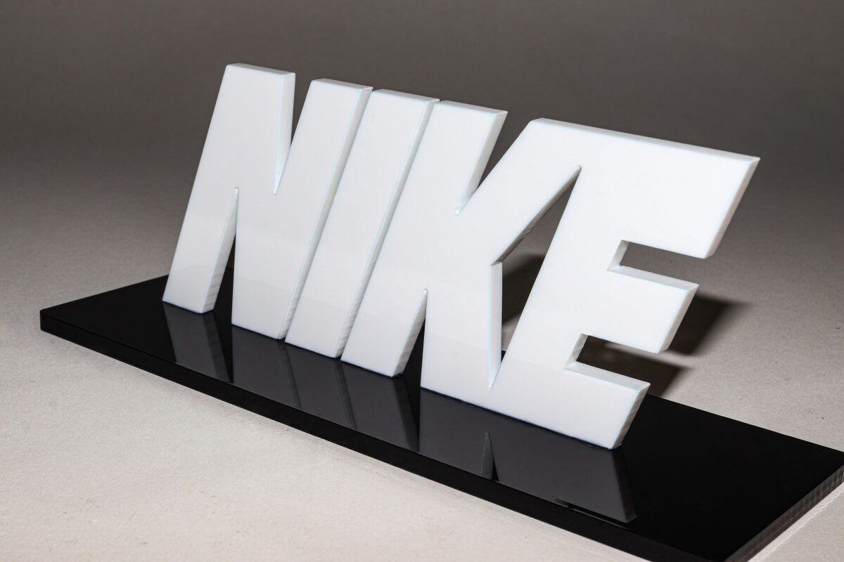 Acrylic Branding Block - Nike